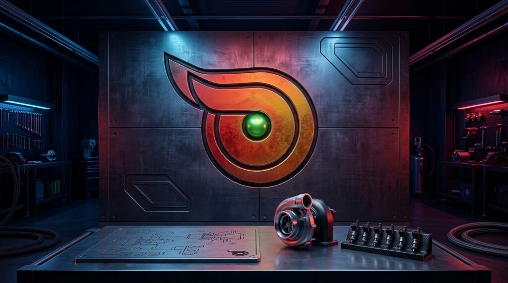 metal wall with mechanical symbol 4a8e94a3bb