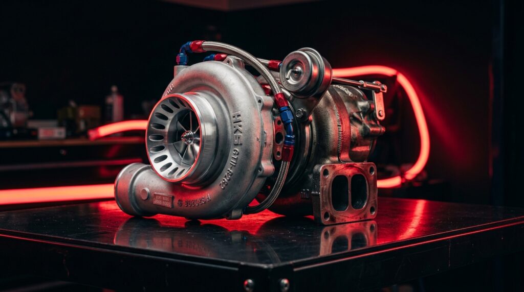 turbocharger automotive part ultra realistic dark 5ed8159361